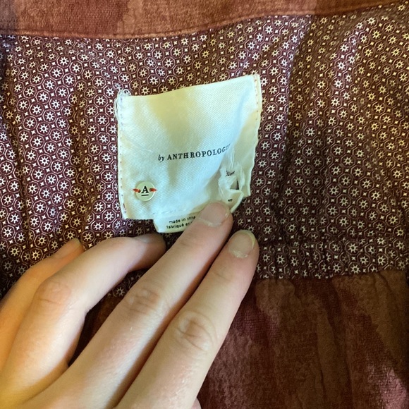 anthropologie button up shirt jacket - Picture 2 of 3